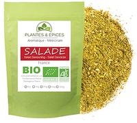 Mélange Mix Epices 100% Naturel pour assaisonnement Salades Vinaigrettes 200g- Sachet Fraîcheur Biodégradable Refermable