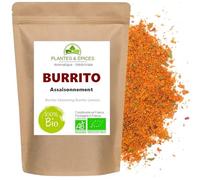 Mélange Mix Epices BIO pour assaisonnement BURRITOS Mexicain 200g- Sachet Fraîcheur Biodégradable Refermable
