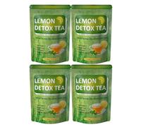 Mélange Naturel De Thé Aux Fruits Au Citron Avec Tranches Séchées, Boisson Rafraîchissante Après Le Repas For Femmes, Thé Mince Détox For La Gestion Du Poids(4pcs)