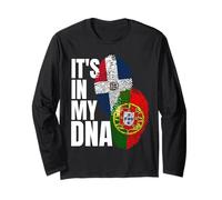 Mélange Portugais et dominicain ADN Flag Heritage Manche Longue