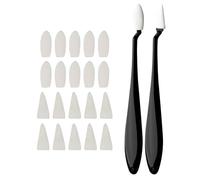 Mélanger Des Souches, 2 Art Blending Stumps Outils De Dessin D'esquisse, Crayons D'essuie-glace Effaçables Avec 20 Sponge Remplacement Head Pour Mettre En Évidence, Ombrer Et Corriger Le Dessi