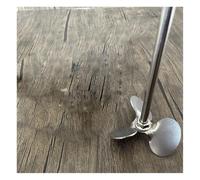 Mélanger l’argile, Pale de brassage en acier inoxydable avec tige, 3 pales, 40-120 mm(100mm blade with rod)