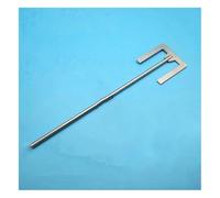 Mélanger l’argile, Pale de brassage type E en acier inoxydable 304 (1 pièce) avec tige, plusieurs tailles disponibles(40x8x300mm)