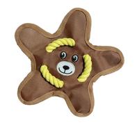 Mélanger le jouet pour chiens, le jouet à lancer du chien, Puppy Toss Squeak Mochement Toy Interactive, Supports de nettoyage des dents de animaux à haute résistance lanceur de chiens pour le lanceur