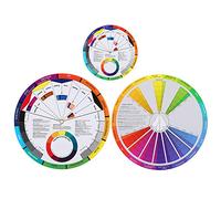 Mélanger les Roues Chromatiques pour L'artiste Roue de Couleur 3 Pièces, Roue Guide des Couleurs, Guide D'apprentissage du Mélange de Peinture Outil D'enseignement de Classe D'art