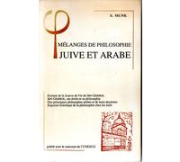 Mélanges De Philosophie Juive Et Arabe