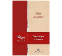 Mélanges En L'honneur De Dominique D'ambra