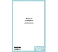 Mélanges rené chapus Droit administratif - Collectif - Lgdj - broché - Etude