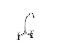 mélangeur 2 trous lavabo entraxe variable de 100 à 240 mm réf : d2558et - delabie d2558