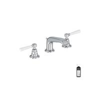 Mélangeur 3 trous Cléo 1889 poignées chrome + nettoyant