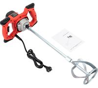 Mélangeur à béton, puissance 1500W, vitesse réglable 330-930 tr/min ,rouge, EU