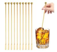 Mélangeur À Café - Acier Inoxydable Réutilisable | Agitateur À Cocktail Ustensile De Mixologie | Set De Baguettes Pour Thé Jus Boissons Bar Cuisine Fêtes Et Préparation Quotidienne