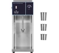 Mélangeur à glace commercial 400W - Mélangeur en acier inoxydable pour une crème glacée onctueuse - Sorbetière pour la restauration et l'utilisation à domicile
