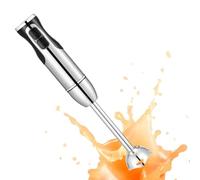 Mélangeur à immersion en acier inoxydable, mélangeur à immersion à main | Mélangeur à main | Mélangeur à main pour gadgets de cuisine avec mode turbine, mixeur à main Easy Control Grip Stick