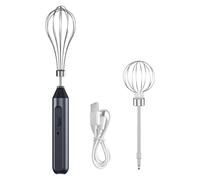 Mélangeur À Main Électrique Rechargeable - Fouet À Mousse De Lait Amovible, Batteurs À Œufs | Mélangeur De Crème Et De Soupe, Fouet À Beurre De Milkshake, Mousseur De Cuisine Adapté Aux Sauces