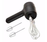 Mélangeur à main électrique sans fil de cuisson à domicile avec têtes de fouet appariées, 4 accessoires détachables pour la préparation de desserts à la crème et beurre Mélangeur à main fouet de