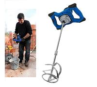 Mélangeur à pagaies portable 2600 W - Réglable - 6 vitesses - Mélangeur électrique - Outil de mélange pour mortier, joints, peinture, ciment, plâtre