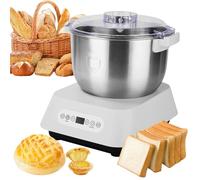 Mélangeur à pâte en acier inoxydable 7 L, pétrin électrique avec fonction de fermentation, pétrin entièrement automatique, automatique grande capacité avec lame interchangeable