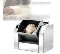 Mélangeur à pâte, mélangeur de cuisine électrique commercial, machine à mélanger la farine électrique avec bol à pâtes réversible à 90°, machine à pétrir la pâte professionnelle en acier ino