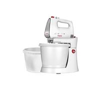 Mélangeur à Pâtisserie avec 2 Bols Rotatives 3 L, 5 Vitesses + Turbo,, MMR-22Z, 750, Blanc