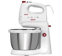 MPM Mélangeur à pâtisserie MMR-21Z – Bol rotatif 3,5 L, 5 vitesses + turbo, 400, Blanc