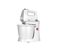 Mélangeur à Pâtisserie avec Bol Rotative 3 L, 5 Vitesses + Turbo, MPM, MMR-20Z, 750, Blanc Blanc