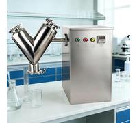 Mélangeur à poudre, mélangeur sec en acier inoxydable pour une utilisation en petit lot et en laboratoire, mélange de haute uniformité, capacité de 8 l