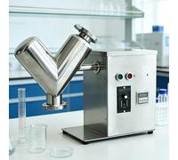 Mélangeur à poudre, mélangeur sec en acier inoxydable pour une utilisation en petit lot et en laboratoire, mélange de haute uniformité, capacité de 8 l