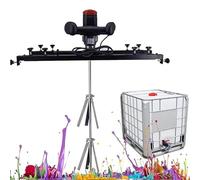 Mélangeur à Réservoir électrique de peinture pneumatique tambour d’air 3280W machine de conteneur machine d’agitation commerciale d’une tonne avec support cintre hélice pliante pour dissolva