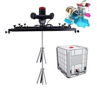 Mélangeur à Réservoir électrique de peinture tambour d’air brassage commercial 3280W récipient avec support cintre et hélice pliante pour dissolvant d’encre