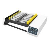 Mélangeur à rouleaux à tube à essai - Shaker orbital numérique avec 8 rouleaux, vitesse réglable 20-80 tr/min, minuterie de 1 min à 23 heures 59 min pour un mélange uniforme dans les salles de classe