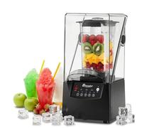 Mélangeur à smoothie, mélangeur de comptoir de 1,927,8 g avec boîtier sonore, broyage de glace de 2 200 W, lame à 6 feuilles pour milkshakes et usage domestique
