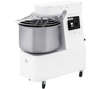 Mélangeur à spirale avec cuve fixe, 2 vitesses, 128 kg/h, 48 l, 400 V, 2200 W