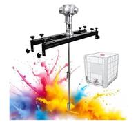 Mélangeur à Support pneumatique, mélangeur de réservoir, agitateur de peinture Commercial de 1 tonne avec cintre de Support, équipement de mélange de peinture(3Cylinders)