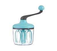 Mélangeur à œufs en plastique Batteur d'œufs manuel Mélangeur à manivelle avec rotation Convient pour battre et cuire efficacement Fouet à main portable pour la cuisson