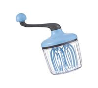 Mélangeur à œufs en plastique Batteur d'œufs manuel Mélangeur à manivelle avec rotation Convient pour battre et cuire efficacement Fouet à main portable pour la cuisson