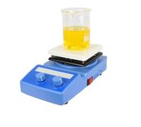 Mélangeur à Vortex, Agitateur magnétique chauffant plat intelligent à affichage numérique température constante Plaque chauffante