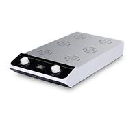 Mélangeur à Vortex, Agitateur magnétique de laboratoire à affichage numérique 6 positions Multi-positions sans chauffage(LCH-MSM-6D)