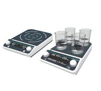 Mélangeur à Vortex, Agitateur magnétique multiple à affichage numérique, agitateur de laboratoire, mélangeur quatre stations, 500 ml x 4(MS-10L)