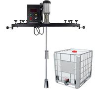 Mélangeur agitateur d'air 980 W - Outil d'agitation de peinture et de ciment à vitesse réglable for liquides visqueux, encres, colorants et produits chimiques - Haute efficacité et polyvalent