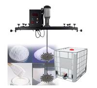 Mélangeur-agitateur électrique de peinture 980 W, tige d'agitation en acier inoxydable de 900 mm, réglable de 720 à 1200 mm, agitateur de peinture commercial de 1 tonne(B)