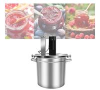 Mélangeur alimentaire avec grattoir à 4 lames, vitesse réglable pour faire de la confiture, de la sauce, du remplissage et des soupes, capacité de 25 l