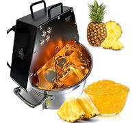 Mélangeur alimentaire commercial 10L Machine électrique avec deux palettes, ventilateur et lumière pour confiture, sauce, remplissage, assaisonnement
