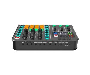 Mélangeur Au-dio M6, carte son, dispositif de changement voix, Table externe for casque USB, micro, ordinateur portable, PC, diffusion en direct, jeu musique Artistes et groupes