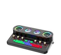Mélangeur audio, Carte son Audio professionnelle S20, avec Module sonore personnalisé, carte musicale, Interface Audio externe(Zwart)