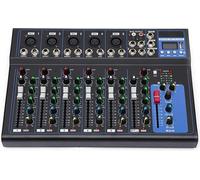Mélangeur audio, connexion Bluetooth, interface USB, noir
