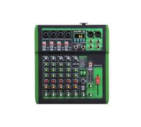 Mélangeur Audio DJ, 99 Effets, Réglage De L'égalisation Multi-bandes, Connexion Bluetooth 48V, Combinaison For Performance Musicale Facile à Utiliser(6 Channels)