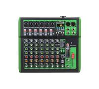 Mélangeur Audio DJ, 99 Effets, Réglage De L'égalisation Multi-bandes, Connexion Bluetooth 48V, Combinaison For Performance Musicale Facile à Utiliser(8 Channels)