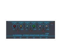 Mélangeur audio, GAX-PX600 nouvel amplificateur de ligne à très faible bruit 6 canaux, Mini mélangeur stéréo Audio alimenté par USB(Blauw)