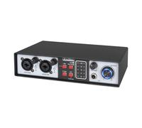 Mélangeur audio numérique en métal 2 entrées 2 sorties pour performance en direct